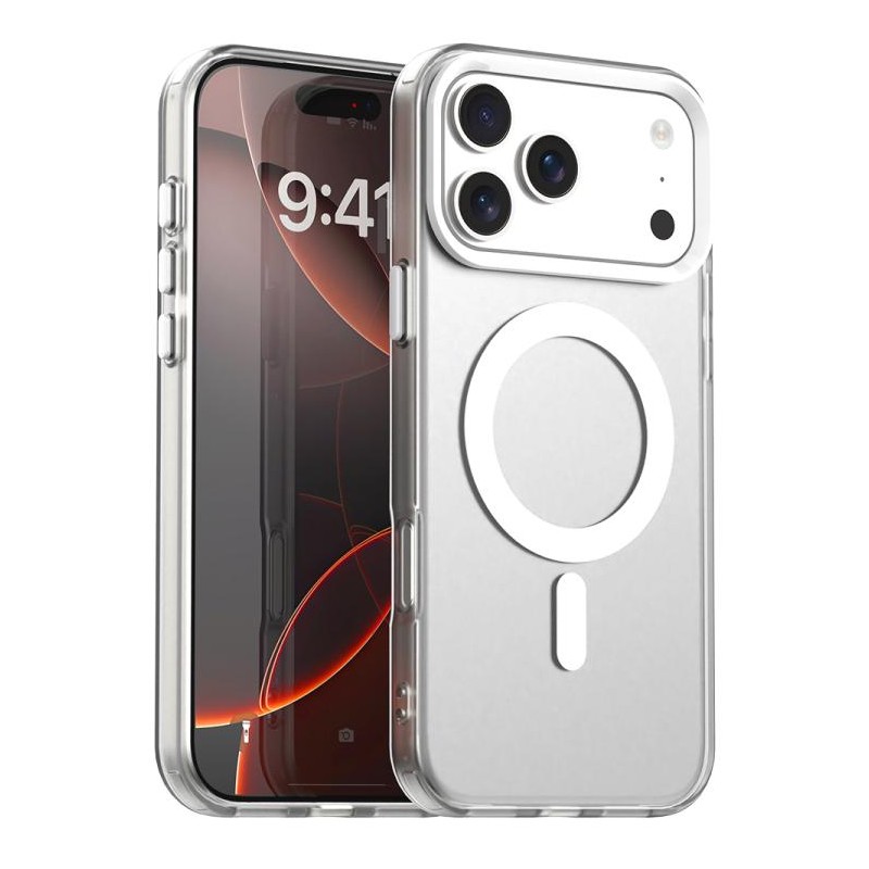 Funda híbrida de TPU y PC con Magsafe Candy para iPhone 17 Pro