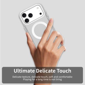 Funda híbrida de TPU y PC con Magsafe Candy para iPhone 17 Pro