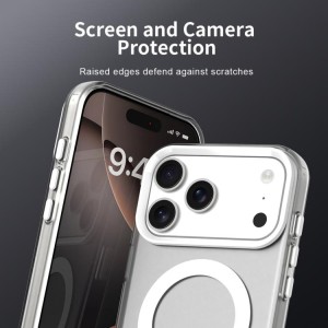 Funda híbrida de TPU y PC con Magsafe Candy para iPhone 17 Pro