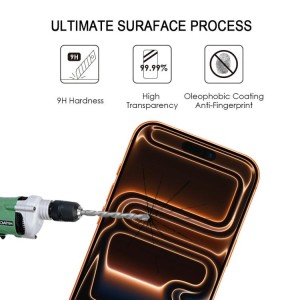 iPhone 17 Pro Full Glue Screen Tempered Glass Film