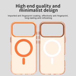 Funda híbrida de TPU y PC con Magsafe Candy para iPhone 17 Pro Max