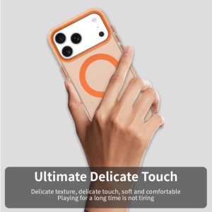 Funda híbrida de TPU y PC con Magsafe Candy para iPhone 17 Pro Max