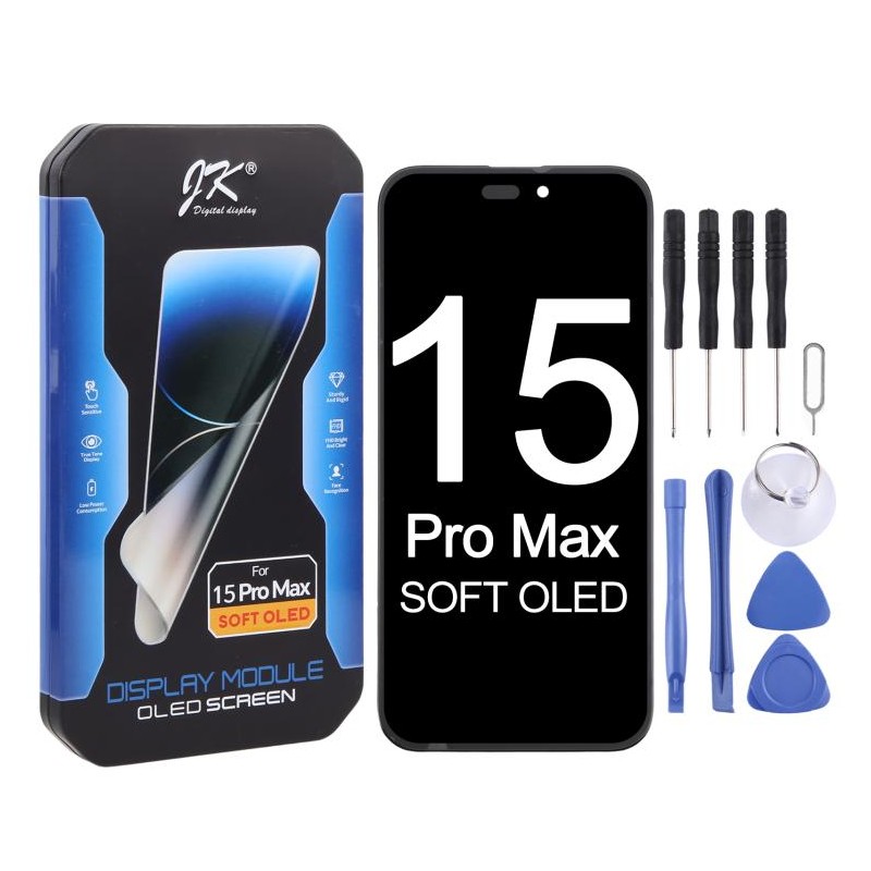 Flexible Soft OLED Screen for iPhone 15 Pro Max