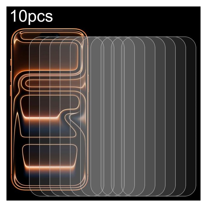 Tempered Glass Screen Protectors for iPhone 17 Pro Max - 10 Units