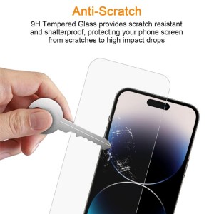 Cristal Templado para iPhone 14 Pro Max 10 Unidades