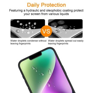 Cristal Templado de Aluminio Medio para iPhone 14 Plus 10 Unidades