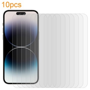 Tempered Glass Middle Aluminum for iPhone 14 Pro, 10 units